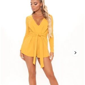 Fashion Nova Long Sleeve Romper